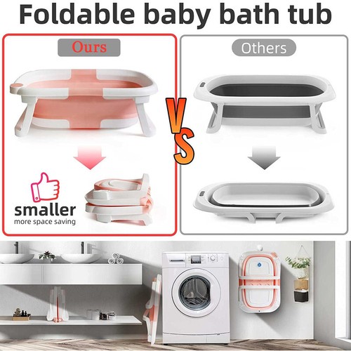 Baby Bath Tub Collapsible Baby Bathtub for Infants to Toddler Portable Bathtub - Picture 29 of 40