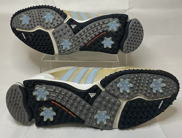 ADIDAS Traxion EVG-791003 Men's Golf Shoes White Silver Size US 8 Mens | eBay