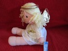 Vintage Gibson Greetings Soft ANGEL Doll Blonde w/Gold Halo & Wings Christmas — photo 3
