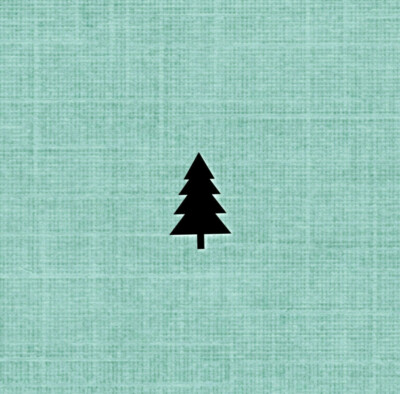 Little Pine Tree UNMOUNTED Rubber Stamp, Forest Wilderness, Camping Hiking #25
