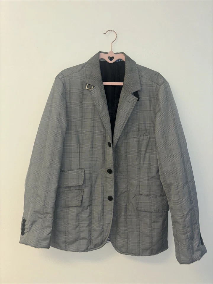 Chaqueta para mujer talla pequeña blazer de gran tamaño impermeable con hebilla de caparazón ropa para hombre acolchada Foto 2 de 4