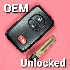 UNLOCKED OEM Toyota 2011 - 2012 Toyota Prius Smart Key 3B - HYQ14AAB (E-Board)