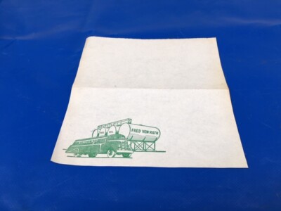 1930s 1940s Sinclair Gasoline Fred Von Rath Company Letterhead Advertising ORIG