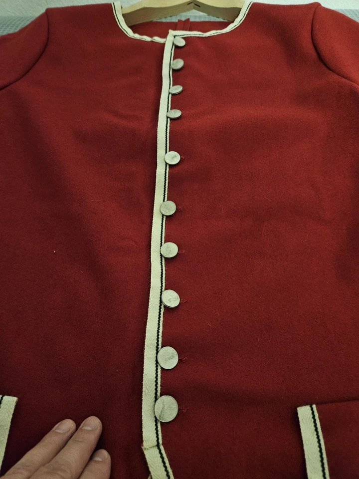 VINTAGE RE ENACTMENT COSTUME MEDIEVAL NAPOLEONIC ERA PROP P2P 23" LARGE XL 🇬🇧 - Image 3 of 4