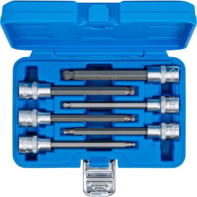 BGS Sechskant Nuss Satz 6 kant Bit Einsatz Set Innensechskant mit Kugelkopf 1/2