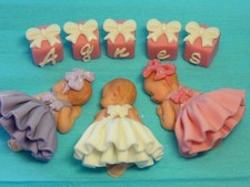 Baby Girl Christening Birthday Baby Shower Personalised Edible Cake Topper
