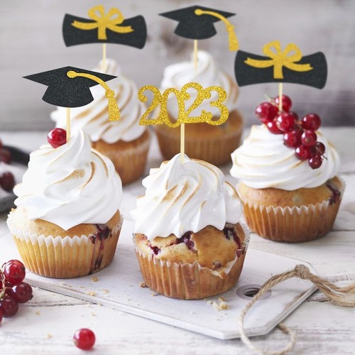 Cake Topper Graduation Hat - Student Doctor Party Hats Grad Ceremony Decorationd - Picture 3 of 12