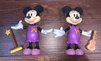 Disney Junior Fisher Price Her Majesty Minnie Mouse Snap N Pose Figure Lot