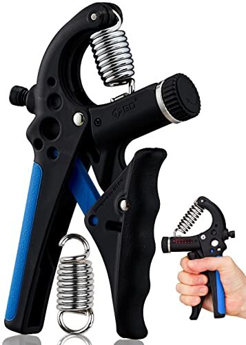 Grip2 Hand Grip Strengthener (Grip Strength Trainer) Adjustable Gripper BLUE
