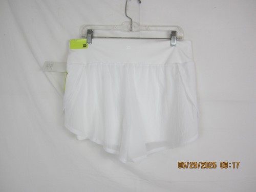 All in Motion Women's 2-In-1 Athletic Running Shorts White Size XL NWT - Picture 2 of 12