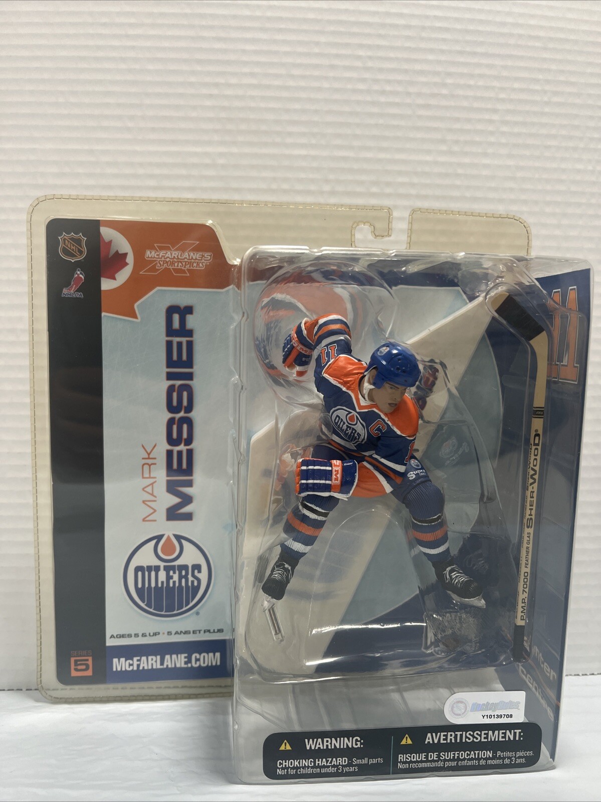 Mark Messier Edmonton Oilers NHL Series 5 McFarlane 2003 Action Figure Hockey