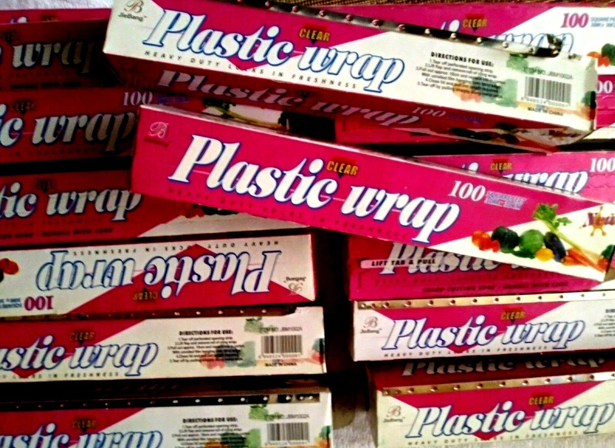 clear plastic wrap 100 sq feet 30x30cm 16pk lot sale eBay