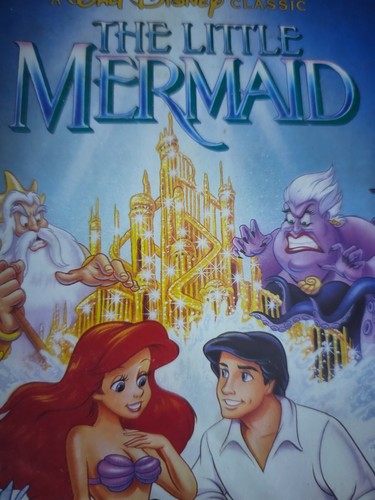 original banned cover art The Little Mermaid VHS USED FAST FREE SHIPPING - Picture 5 of 7