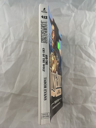 Longarm 412 And The Cry of the Wolf Tabor Evans Western paperback - Imagen 3 de 3