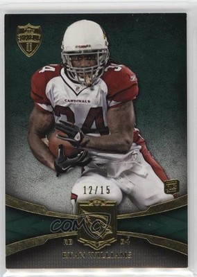2011 Topps Supreme Green 12/15 Ryan Williams #87 Rookie RC y0i