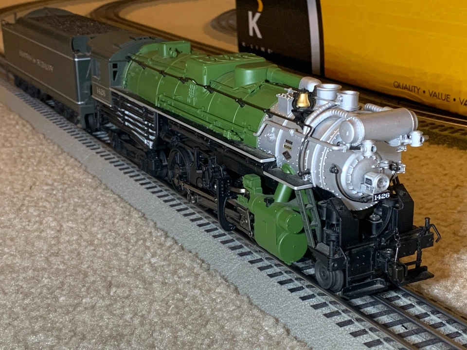 K-Line Boston & Albany Berkshire Steam Loco #1426 - TMCC - K3670-1426CC - TESTED - Image 4 of 4