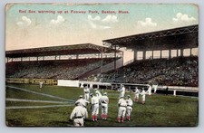 1914 Boston Red Sox Baseball Fenway Park Postcard