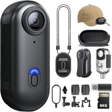 Body Camera 4K, POV Pro 4K,Wearable Camera with 360 Rotatable Clip Magnetic Cl