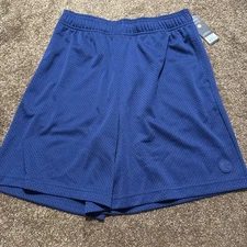 Ethika Men’s Basketball Shorts With Pockets medium Dark Blue Mesh New
