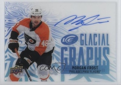 2024-25 Upper Deck Ice Glacial Graphs Morgan Frost #GG-23 Auto 6o3