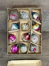 Antique/vintage Hand Blown Christmas Ornaments-Germany/Austria-Unbranded