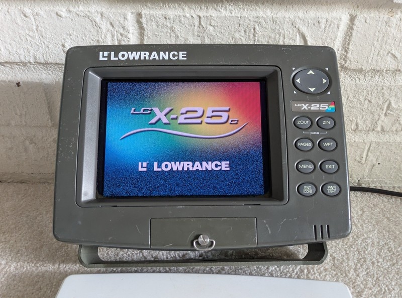 Lowrance LCX-25c Depth Finder.