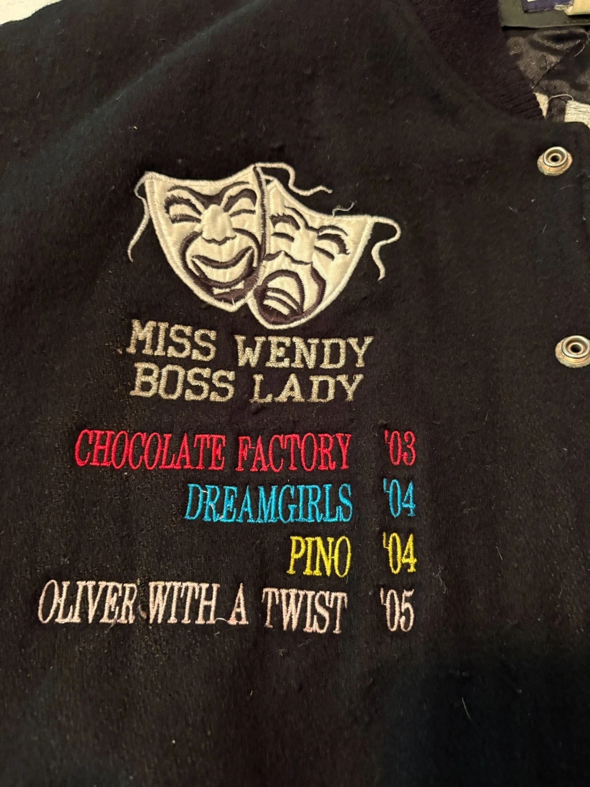 Vintage LA Towing Theater Production Varsity Jacket - product detail image 2