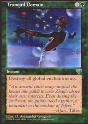 MTG magic cards 1x Tranquil Domain Mirage Light Play, English
