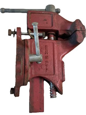 Vintage Columbian No.04M2 Anvil 4'' Bench Vise Jaw Made In Cleveland OH USA