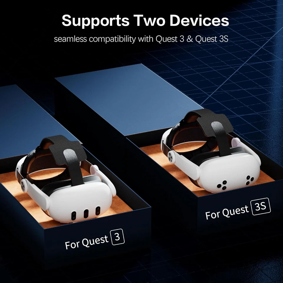 Head Strap for Oculus Meta Quest 3S Quest 3, Fashion Adjustable Comfort Enhanced - Image 2 of 4