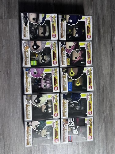 My Hero Academia Funko Pop Lot 10 NIB + Covers Free Shipping Exclusive