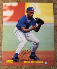 Desi Relaford Auto 8x10 1994 Signature Rookies Card - Rangers, Rockies, Padres