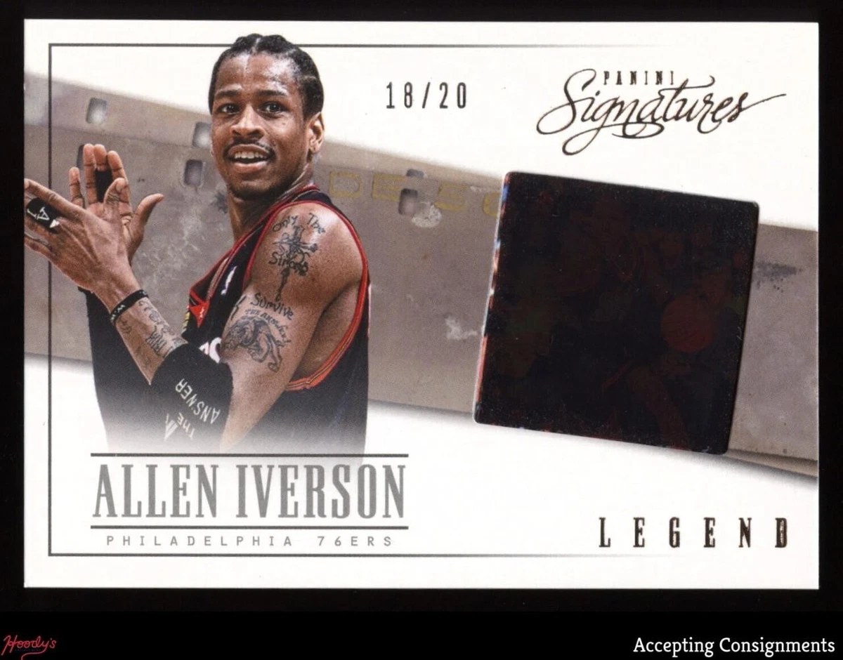 Panini Allen Iverson Basketball Original Sports Trading Cards for