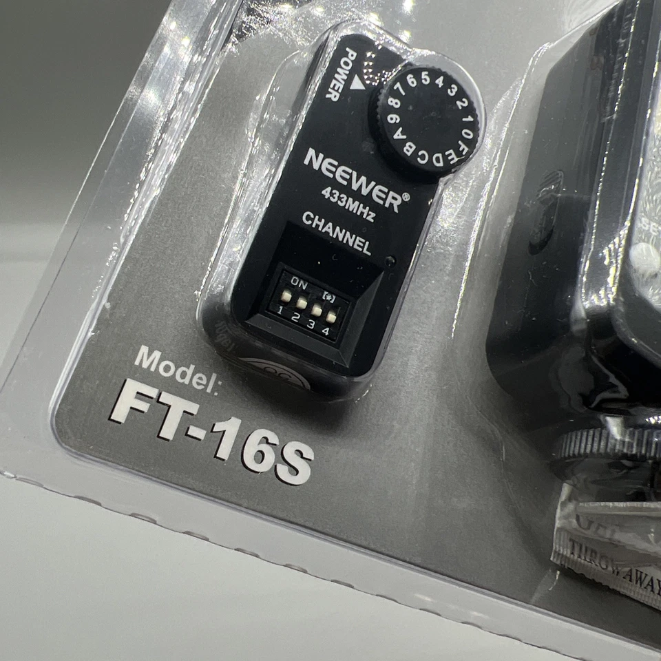 Neewer FT-16S Remote Flash Trigger 433MHZ Wireless NIP Brand New Sealed M14 - Image 4 of 4
