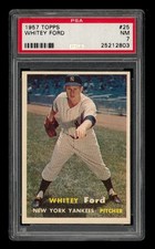 1957 Topps Set-Break # 25 Whitey Ford PSA 7 NM