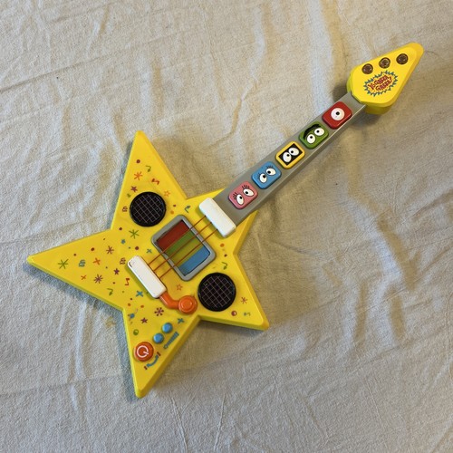 Yo Gabba Gabba! Yellow Star Gitarre Jazwares 2014 getestet funktioniert super!