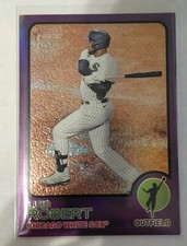 Luis Robert 2022 Topps Heritage Chrome Purple Refractors #295 White Sox