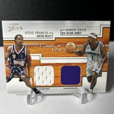 2002-03 Fleer - Court Kings Dual Baron Davis, Steve Francis #CK-BD/SF Game Used