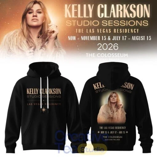 Kelly Clarkson Studio Sessions Residency 2026 Special Hoodie