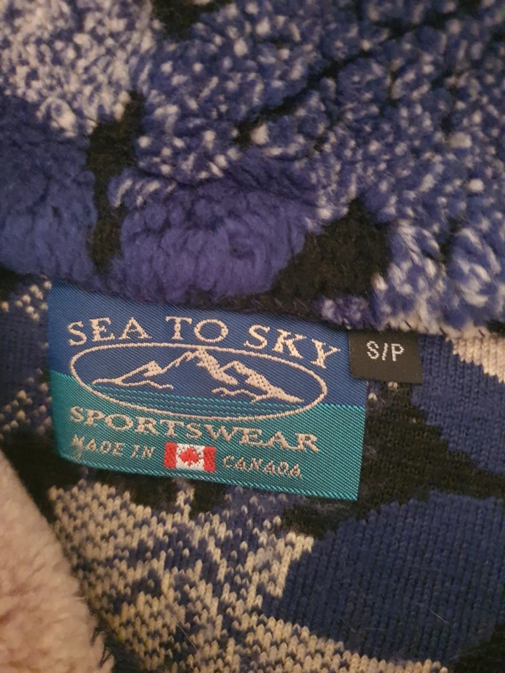 Chaleco polar Sea to Sky Sportswear para mujer pequeño - Hecho en Canadá patrón floral Foto 4 de 4