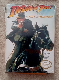 NES Indiana Jones e l'ultima crociata TAITO completo.