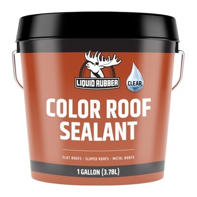 Color Roof Sealant- Elastomeric Waterproof Coating for Flat, Low-Slope & Meta...