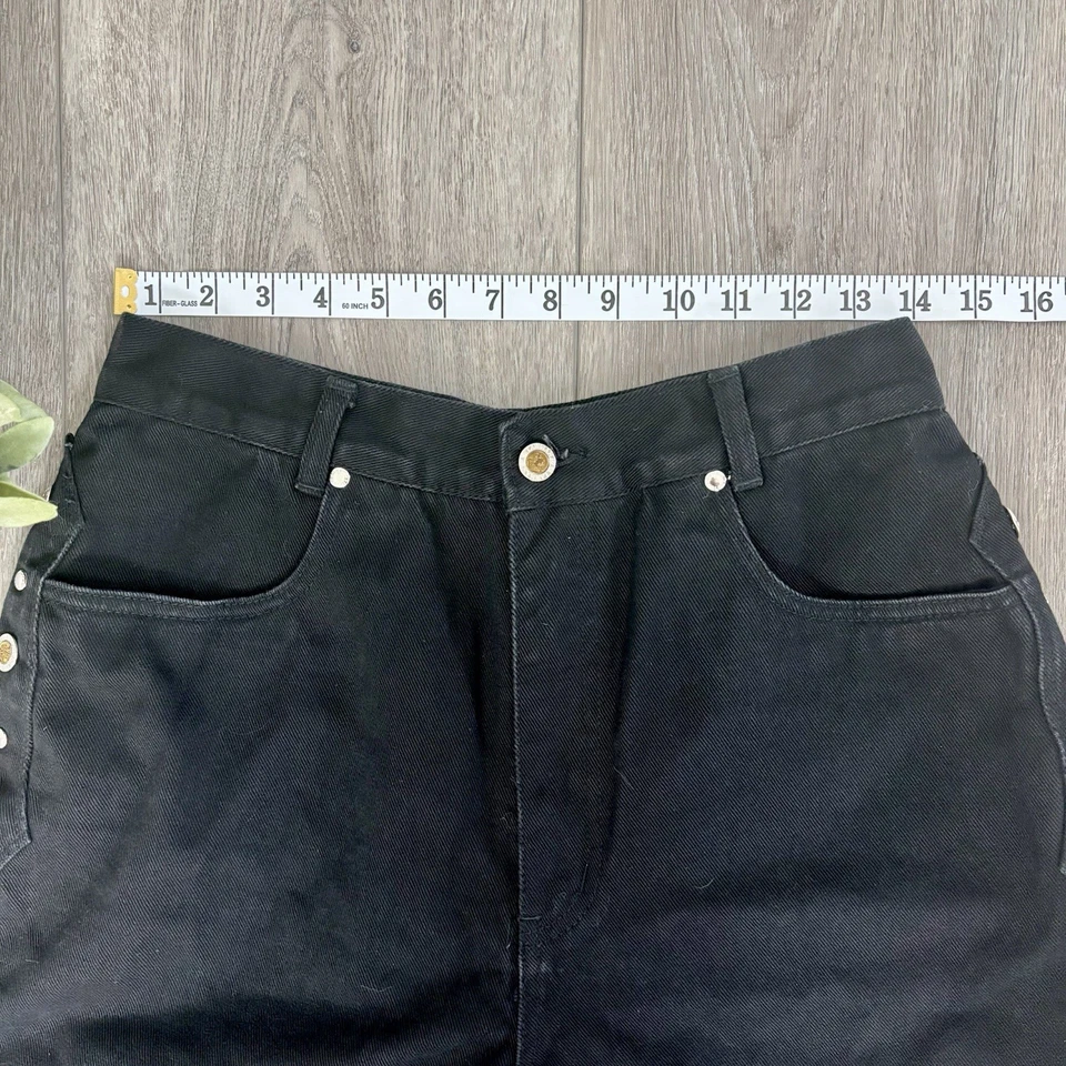 Lawman Western Jeans Größe 9/10 Superior Relaxed Fit Jet Black No Fade Knöpfe - Bild 4 von 4