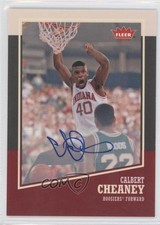 2013-14 Fleer Retro Auto Calbert Cheaney #7 Auto 0p5
