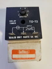 SUPCO TD72 Delay-on-Break Timer, 19–250VAC/DC, 6s–5min, New Open Box