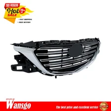 Black Front Bumper Grille W/O Emblem For Mazda CX-9 2016-2022 TK49-50712 New
