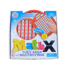 Math X Magic Keyboard Multiplication Math Keyboard Press to Reveal Answer