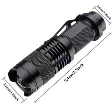 2 Pack UV Flashlight Black Light LED Pet Urine Stain Detector Bed Bug Scorpion
