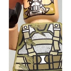 Lego Batman Bane minifigure 76001 WITH BATTLE DAMAGE see photos & description 