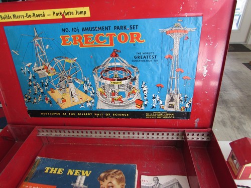New ListingVintage A.C. Gilbert Erector Set No. 10 1/2 Amusement Park Edition 1948